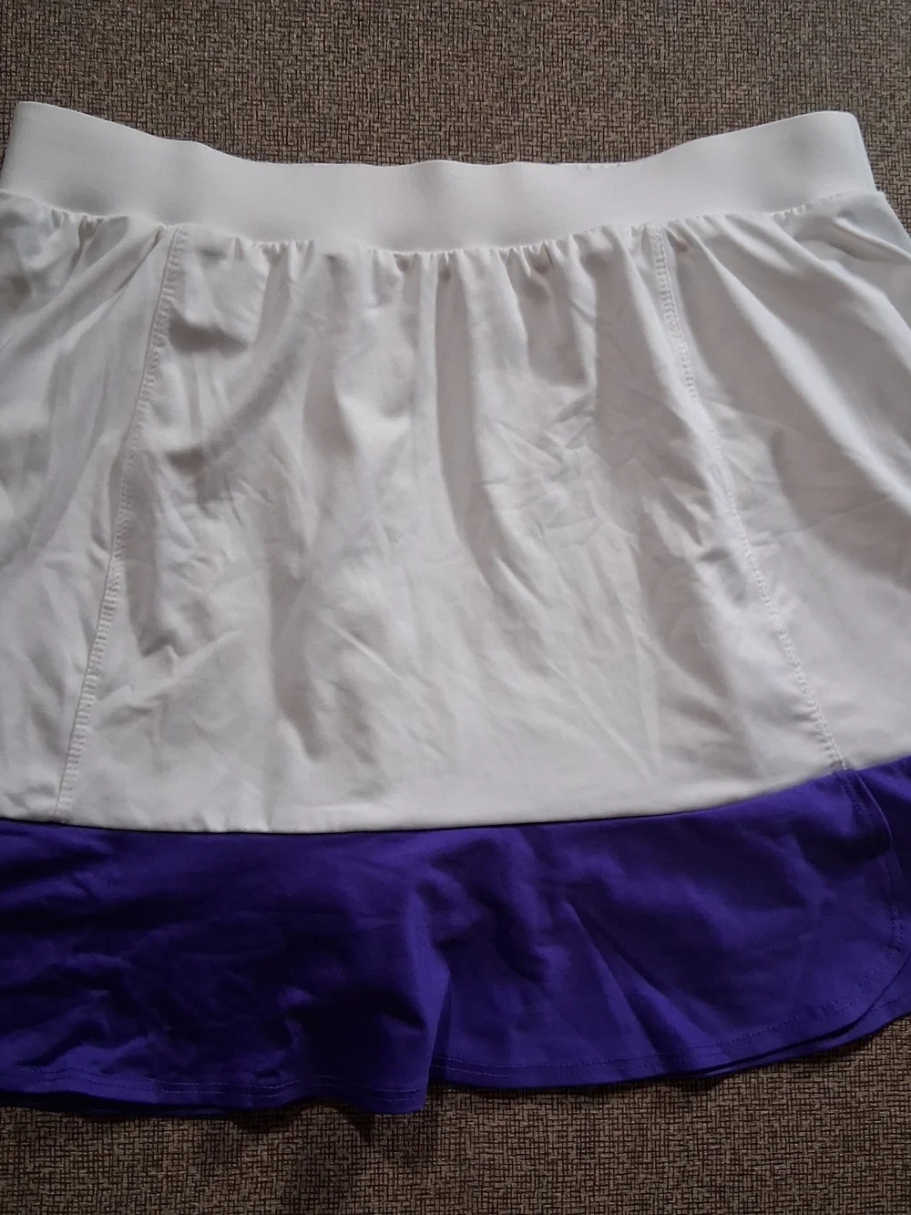 Tail White & Purple Flounce Golf Tennis Skort Skirt Size Medium